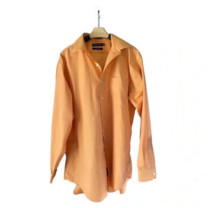 Daniel Cremieux Henry Shirt 100% Cotton Button Down Men’s 16.5/35 Dress Shirt